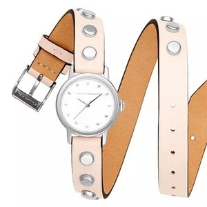 NWT REBECCA MINKOFF Studded Wrap Around Watch